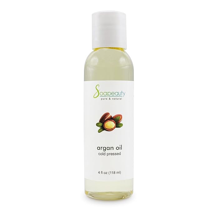 Soapeauty ARGAN Oil | 100% Natural & Pure | Cold Pressed & Deodorized | Carrier for Essential Oils, Face, Body and Skin Care, Hair Growth & Moisturizer | 4 fl oz - Bloomnest