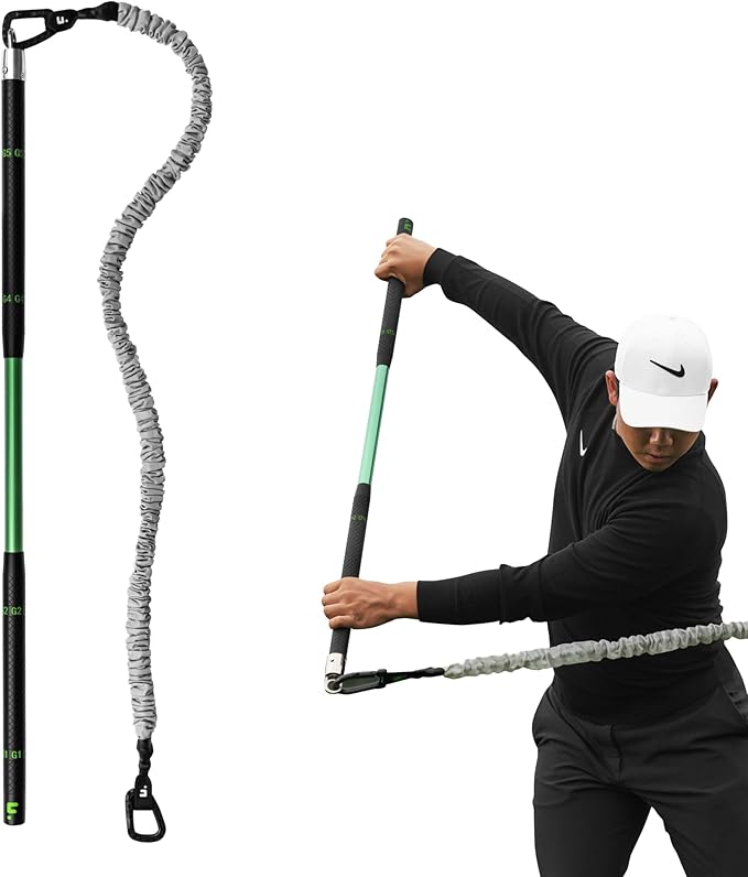 GolfForever Swing Trainer – Golf Training & Fitness System for Strength, Flexibility & Swing Power – Includes 30-Day Membership & Training Bar for Golf-Specific Workouts - Bloomnest