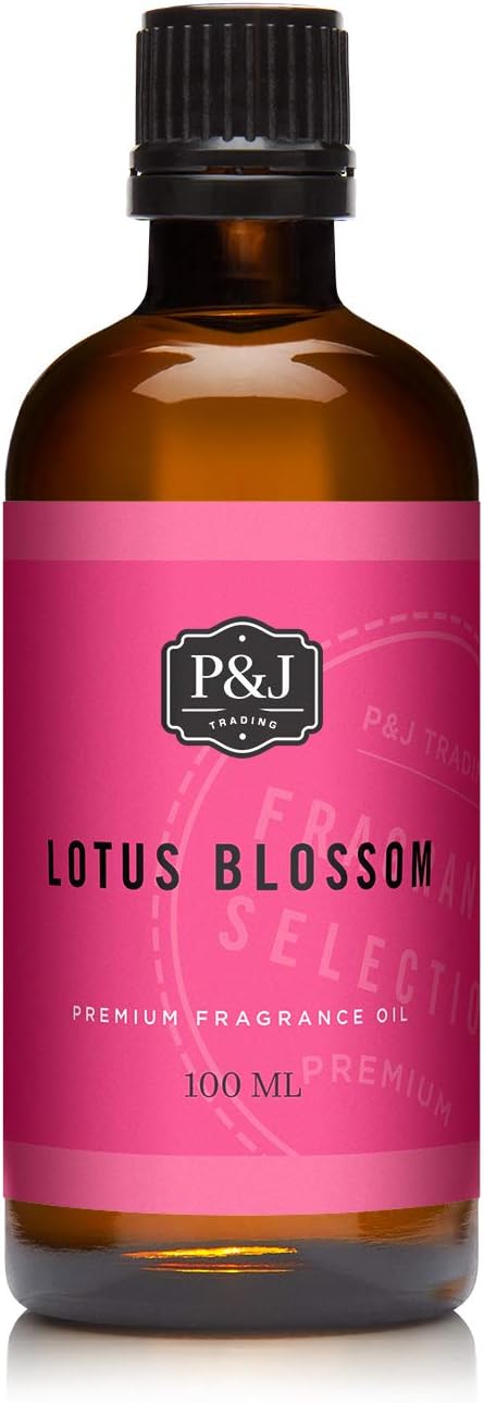 P&J Trading - Lotus Blossom Scented Oil 100ml - Fragrance Oil for Candle Making, Soap Making, Diffuser Oil PJTrading