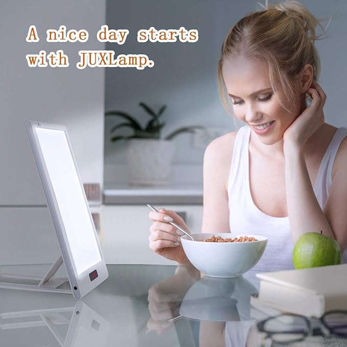 Bright Light Therapy Lamp 12000 Lux - Sunrise Alarm Clock with Dawn Simulator, APP Control - Wake Up Happy & Start Your Day Positively - Bloomnest