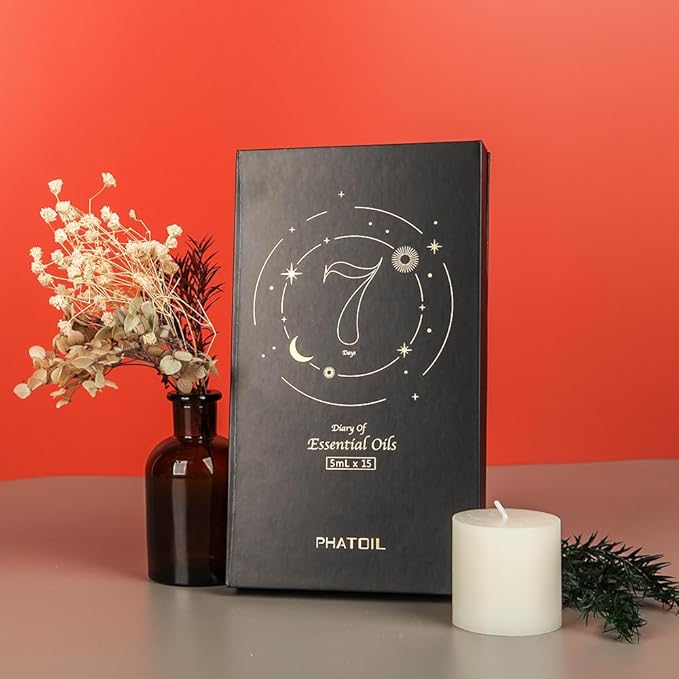 PHATOIL 15PCS Essential Oils Gift Set - Premium Quality 100% Natural Pure Essential Oils for Aromatherapy Diffuser Yoga Home Office Soap Candle Making- 5ml/Bottle - Bloomnest