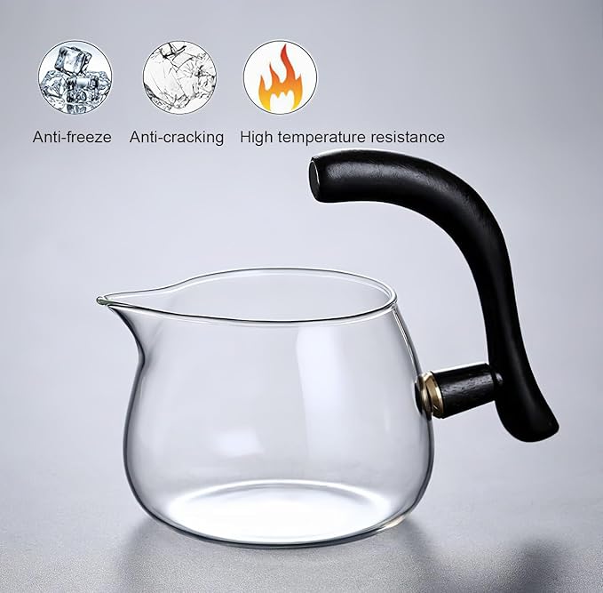 Semi Automatic Tea Set, Lazy Kungfu Tea Set, Lazy Kung Fu Drip Teapot, Magnetic Tea Pot With Magnetic Ball, Heat Resistant Gongfu Glass Teapot Set, Gift For Fathers Day, Thanksgiving Birthdays - Bloomnest