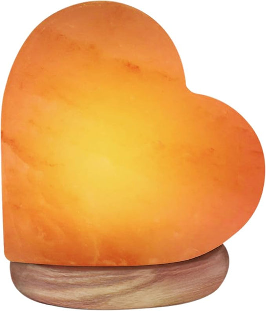 Himalayan Glow 944AC USB Heart Salt Lamp, Multicolor Night light, Best Home Decor by WBM - Bloomnest