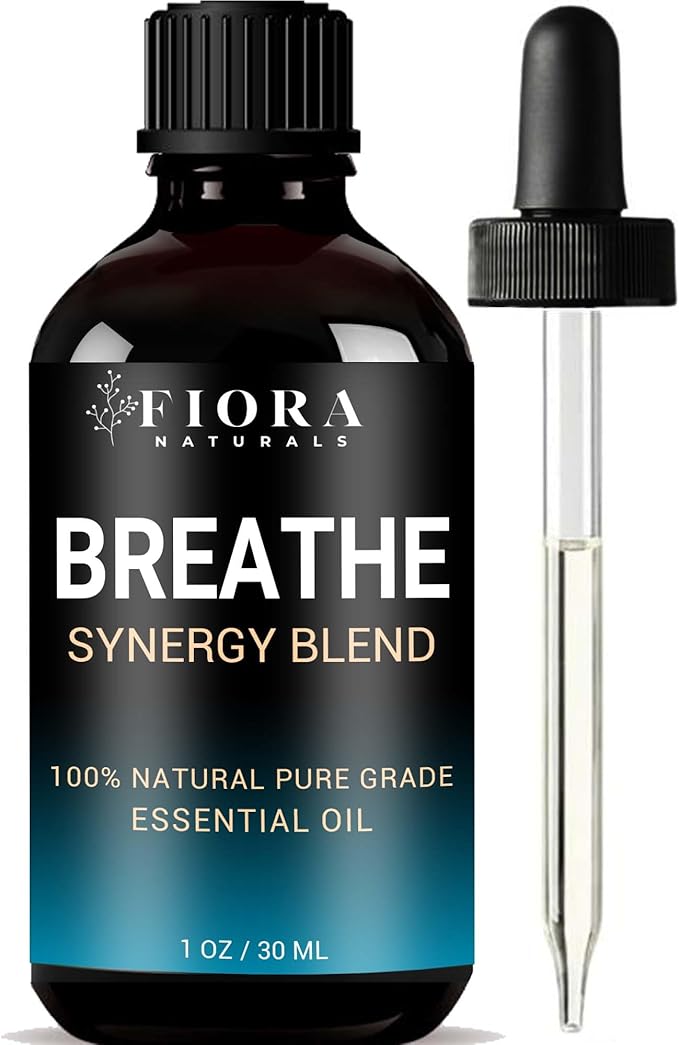 Breathe Essential Oil for Diffuser - Essential Oil Blend with Eucalyptus Peppermint Tea Tree and Peppermint, Breathe Easy Essential Oil for Humidifier, Rub, and Aromatherapy - Bloomnest
