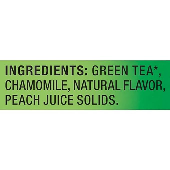 Lipton Peach Green Tea Bags, Flavored, Unsweetened Teabags for Hot Tea or Peach Iced Tea with Caffeine and Flavonoids, 120 Total Tea Bags (20ct - Pack of 6) - Bloomnest