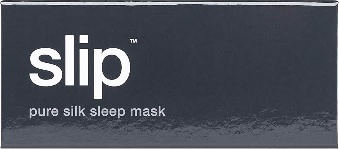 slip Pure Silk Sleep Mask - Charcoal | 100% Mulberry Silk, Ultra Soft & Comfortable, Blocks Light for Restful Sleep | Adjustable Strap for Perfect Fit, Gentle on Skin & Hair | Ideal Travel Accessory - Bloomnest