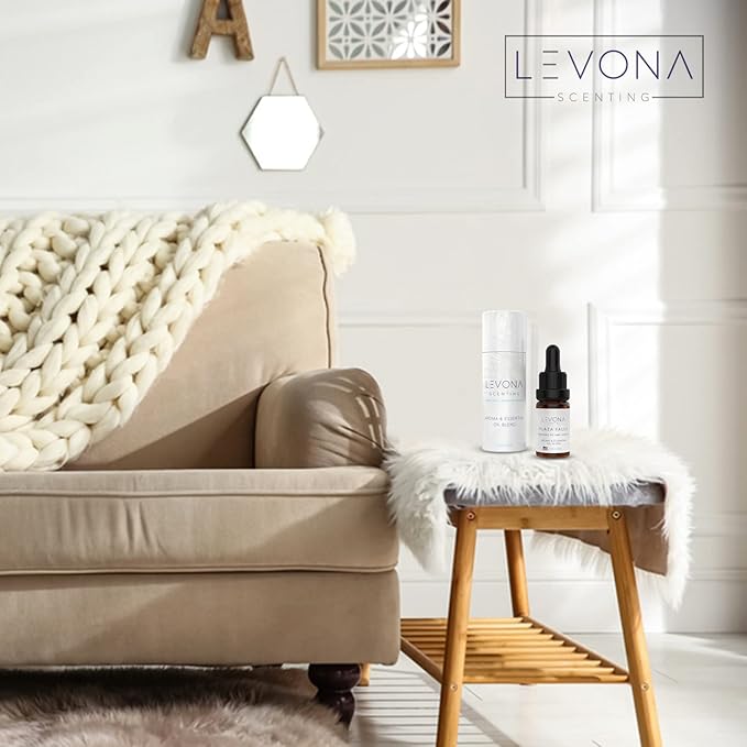 Levona Scent Essential Oils - Scents for Home, Hotel & Office Use - Perfect for Home Diffuser & Humidifiers - Aroma Fragrance Oil, Ideal for Massage, Relaxation, and Spa - Plaza Falls, 10ml - Bloomnest