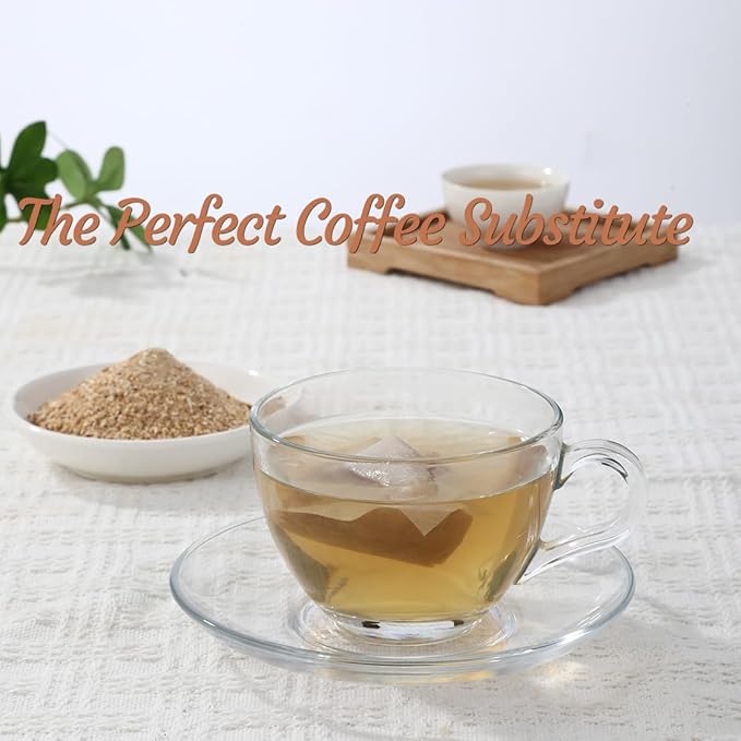 100 Premium Chicory Root Tea bags, Made with 100% Natural Chicory Root, Coffee Alternative，Support Liver Health & Rich in Antioxidants, No Additives & Caffeine Free. - Bloomnest