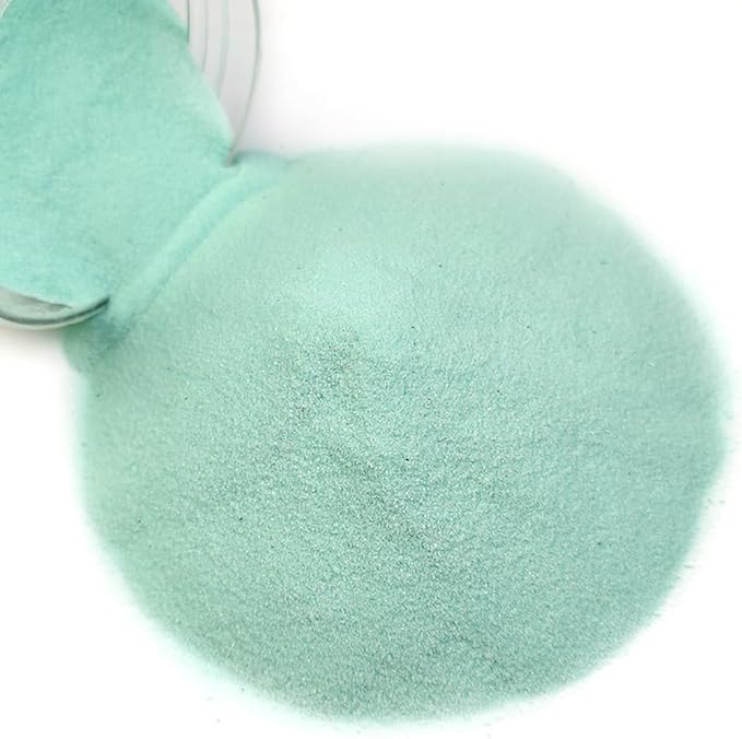 HappyFiller Mint Sand 1.75 LB Decorative Wedding Ceremony Unity Sand with Storage Container for Arts Crafts,Vase Filler,Home Decoration,Bottle Fillers,Zen Garden,28 OZ - Bloomnest