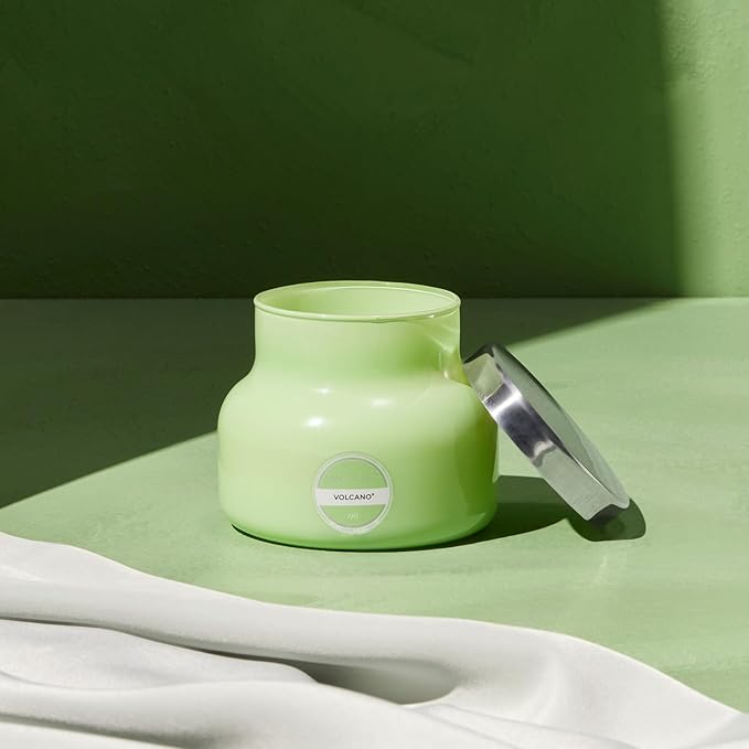 Capri Blue Volcano Scented Candles - Luxury Candles for Home Scented with Tropical Fruit & Sugared Citrus - Long Lasting Soy Wax Blend - Petite Glass Jar (Iced Matcha Green, 8 oz) - Bloomnest