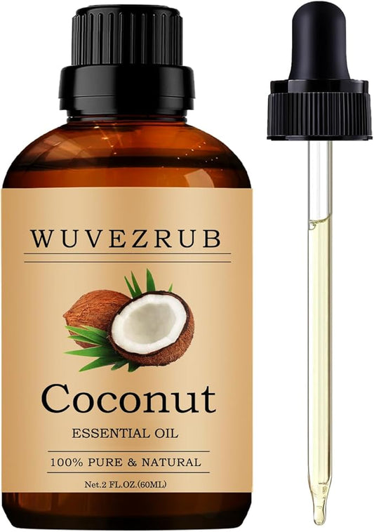 Coconut Essential Oils, 60ML Pure and Natural Essential Oil for Aromatherapy Diffuser - Coconut /2 Fl Oz - Bloomnest
