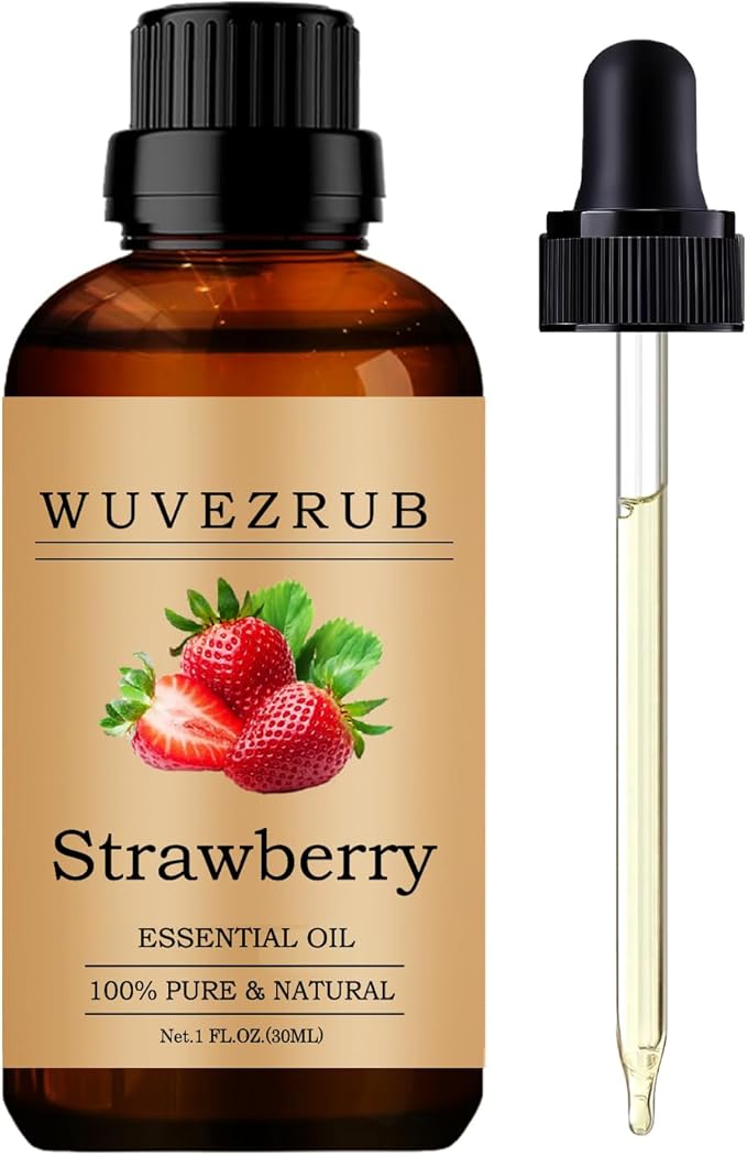 Strawberry Essential Oils, 30ML Pure and Natural Essential Oil for Aromatherapy Diffuser - Strawberry /1 Fl Oz - Bloomnest