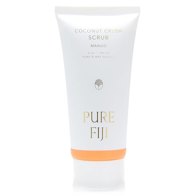 Pure Fiji Coconut Crush Scrub, Mango (6oz/180ml) - Bloomnest