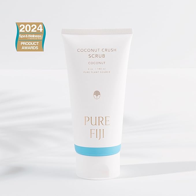 Pure Fiji Coconut Crush Scrub, Coconut (6oz/180ml) - Bloomnest