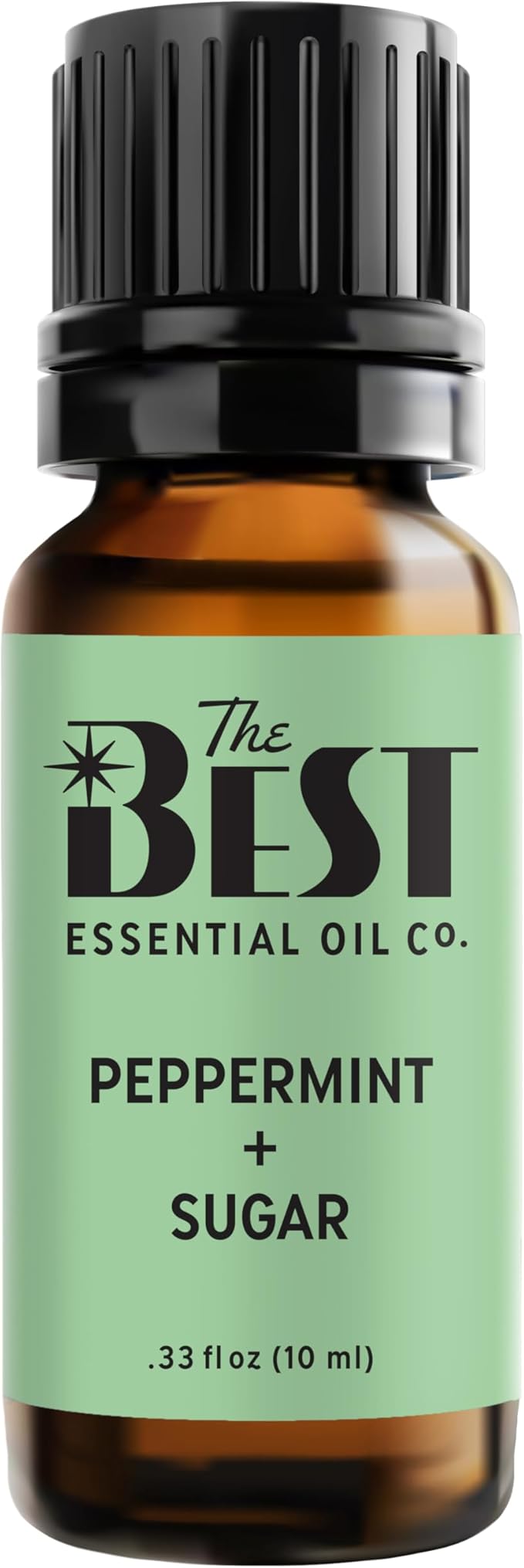 The Best Peppermint + Sugar Essential Oil Blend- Premium Grade- 100% Pure & Natural for Aromatherapy, Diffuser, Spa, Massage, Air Freshener- 10 ml (.33 fl oz) - Bloomnest