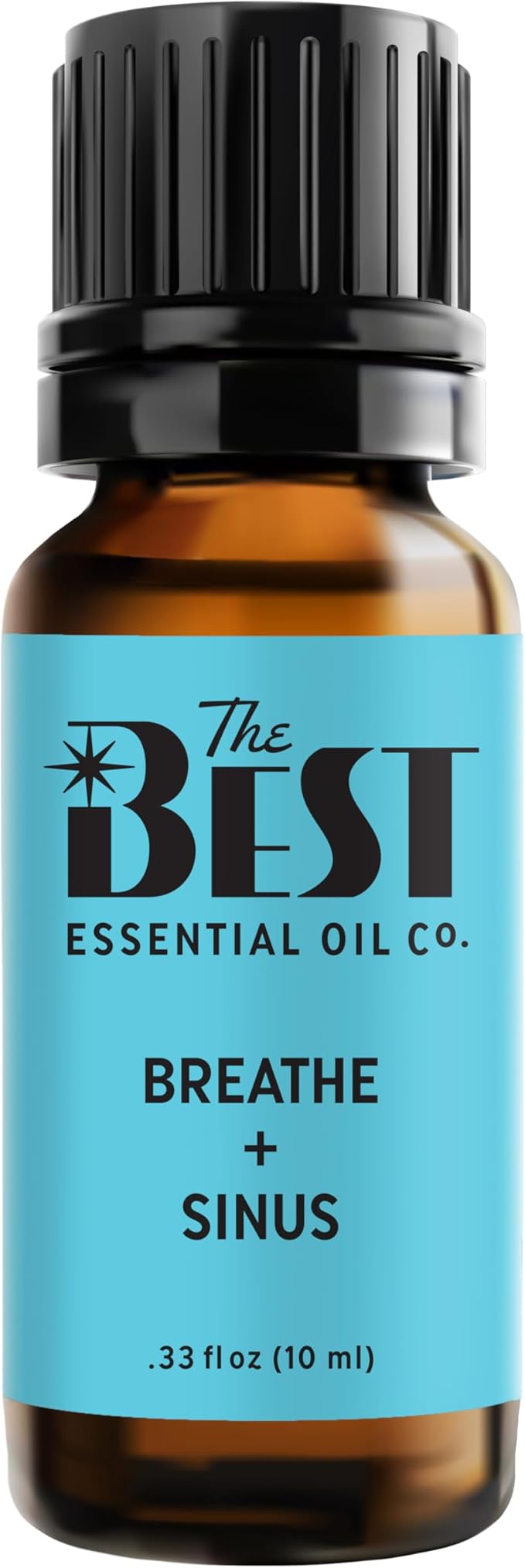 The Best Breathe + Sinus Essential Oil Blend- Premium Grade- 100% Pure & Natural for Aromatherapy, Diffuser, Spa, Massage, Air Freshener- 10 ml (.33 fl oz) - Bloomnest