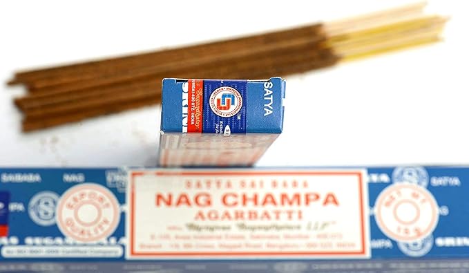 3 Packs Origional Satya Sai Baba Nag Champa Incense Sticks Joss Insence - Insense 15g Box NagChampa Agarbatti (Nag Champa) Satya