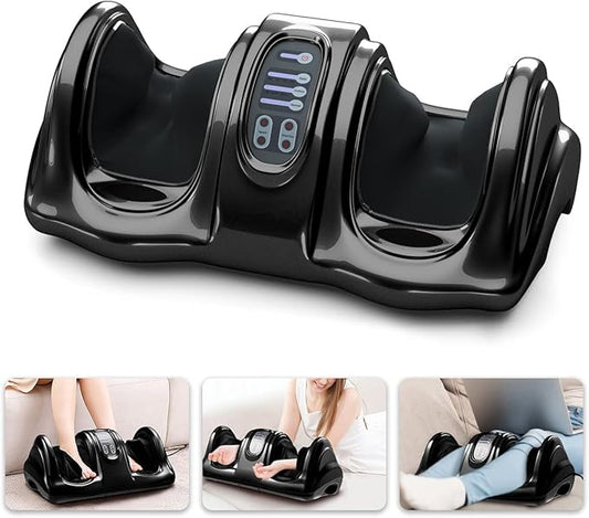 ARLIME Foot Massager, Shiatsu Foot Massage Machine for Plantar Fasciitis, Calf Massager Stimulates Blood Circulation, Deep Kneading and Rolling Nerve Pain w/Remote - Bloomnest