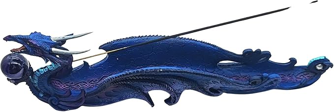 Kheops Purple Dragon Incense Holder with Orb - Bloomnest