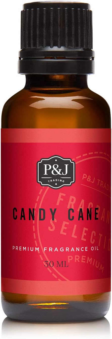 P&J Trading Fragrance Oil | Candy Cane Oil 30ml - Candle Scents for Candle Making, Freshie Scents, Soap Making Supplies, Diffuser Oil Scents - Bloomnest