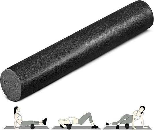 Yes4All High-Density EPP Round Back Roller Foam, Exercise Foam Roller for Yoga, Pilates & Stretching - 12, 18, 24, 36 inch - Bloomnest