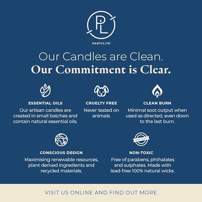 PartyLite GloLite Iced Snowberries Scented, Notes of Apple, Cranberry, Peach, Strawberry, Vanilla & Musk, 2-Wick Jar Candle, 60 Hour Burn Time, World's Brightest Candle™ - Bloomnest