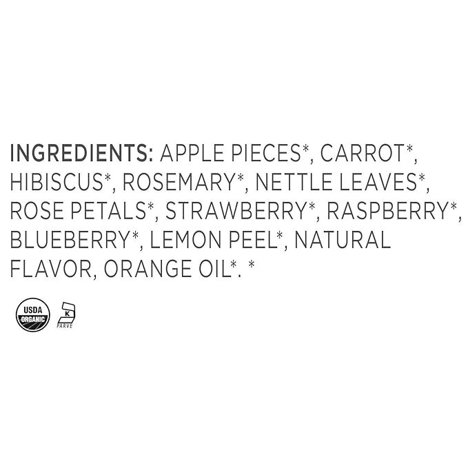 Tea Forte Radiance Premium Organic Loose Leaf Caffeine-Free Herbal Tea Blend Canister, Makes 35-50 Cups - Bloomnest