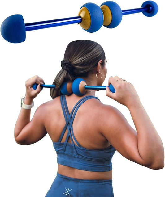 MOBO 7-in-1 Muscle Roller Stick – Full-Body Massage Roller for Myofascial Release, Trigger Point Therapy, Muscle Recovery, Deep Tissue Leg & Back Pain Relief, Physical Therapy, Gym & Travel Use