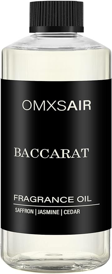 Baccarat Hotel Diffuser Oil Inspired by Baccarat 16.9Fl Oz(500ml) - Hotel Fragrance Diffuser Oil & Home Luxury Scents - Saffron, Cedar,Ambergris Essential Oils Blend for Aromatherapy Diffuser - Bloomnest