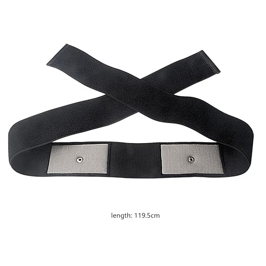 Silver Conductive Silver Fiber Electrode Waist Brace Electrode Waist pad Compatible with TENS/EMS Forfreedomlife