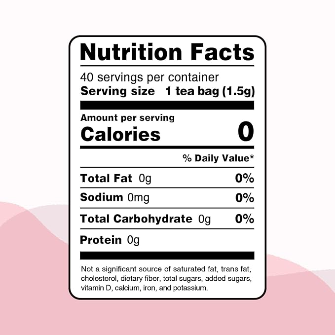 FullChea - Raspberry Leaf Tea Bag, 40 Teabags - Natural Pregnancy Tea - Pure Red Raspberry Leaf Herbal Tea - Non-GMO - Caffeine-free - Help Childbirth & Support Menstrual - Bloomnest