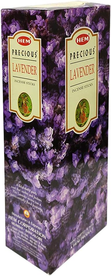 TRUMIRI Incense Stick Holder Bundle with Hem Precious Lavender 20g Incense Sticks - Pack of 6 (Approx 120 Sticks) TRUMIRI