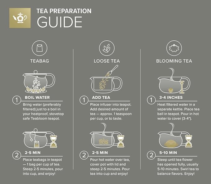 Teabloom Kyoto 2-in-1 Tea Kettle/Tea Maker – Heatproof Glass Teapot with Removable Loose Tea Filter – Tea Connoisseur's Choice - Bloomnest
