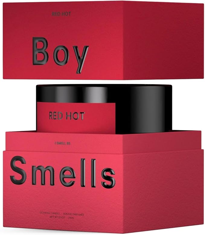 Boy Smells - Ash Scented Candles for Men and Women - 8.5 oz - Soy, Coconut Wax Candle Blend - Aromatic Candles for Home with Black Charcoal, Rare Woods and Clove - 50-Hour Burn - Cotton Wick - Bloomnest