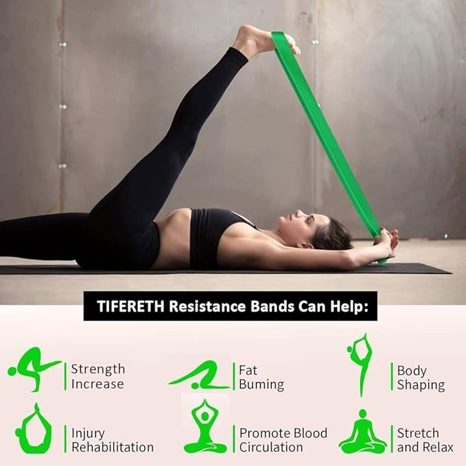 Pull-Up Bands - Resistance Bands for Women's Workout - Perfect for Gym & Home - Bloomnest