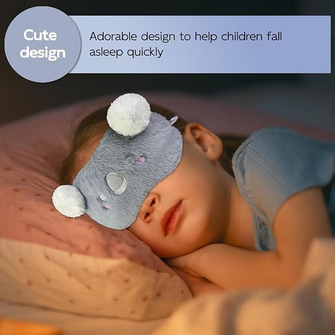 Cute Sleep Masks Cartoon Animal Koala Eye Masks Soft Plush Sleeping Mask Travel Blindfold Eye Shade for Kids Girls & Adults (Koala) - Bloomnest
