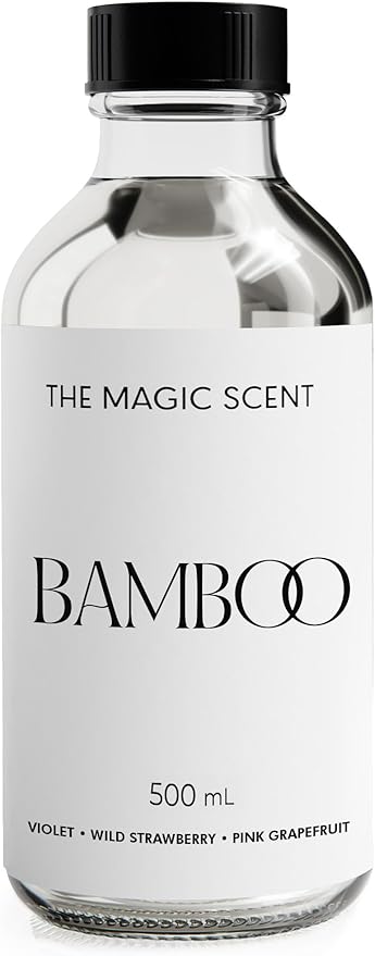 The Magic Scent Bamboo Diffuser Oil - Hotel & Home Luxury Scents Inspired by The Four Seasons, Bora Bora - Diffuser Oil Scents for Home Designed for Use in All Diffusers - 16.9 fl oz, 500 mL - Bloomnest