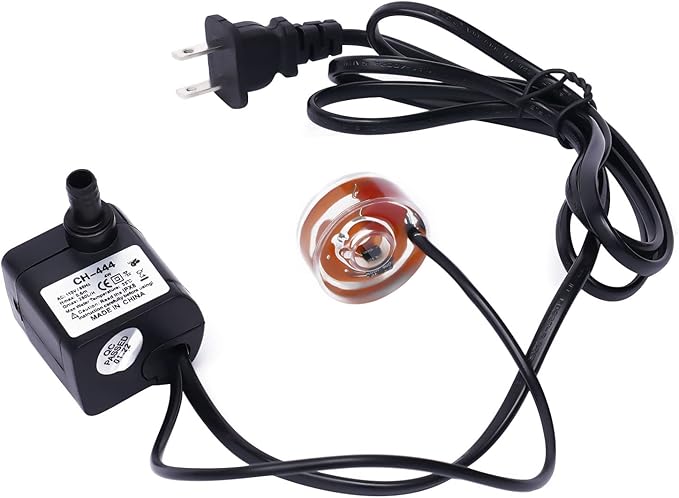 Waterfountain Indoors Tabletop Fountain Indoor Small Rockery Desktop Mountain Waterfall with Fog & LED for Home Office Atomizing Humidifier Small Waterfall Style 2