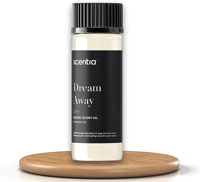 Scentia Fragrance Oil Blend, Inspired by Iconic Perfume, Home Luxury Scents, Essential Oil Blend for Aromatherapy Diﬀusers, Humidifiers & Candle Making -Dream Away 20ml, 0.67 Fl Oz, Mothers Day Gift Scentia