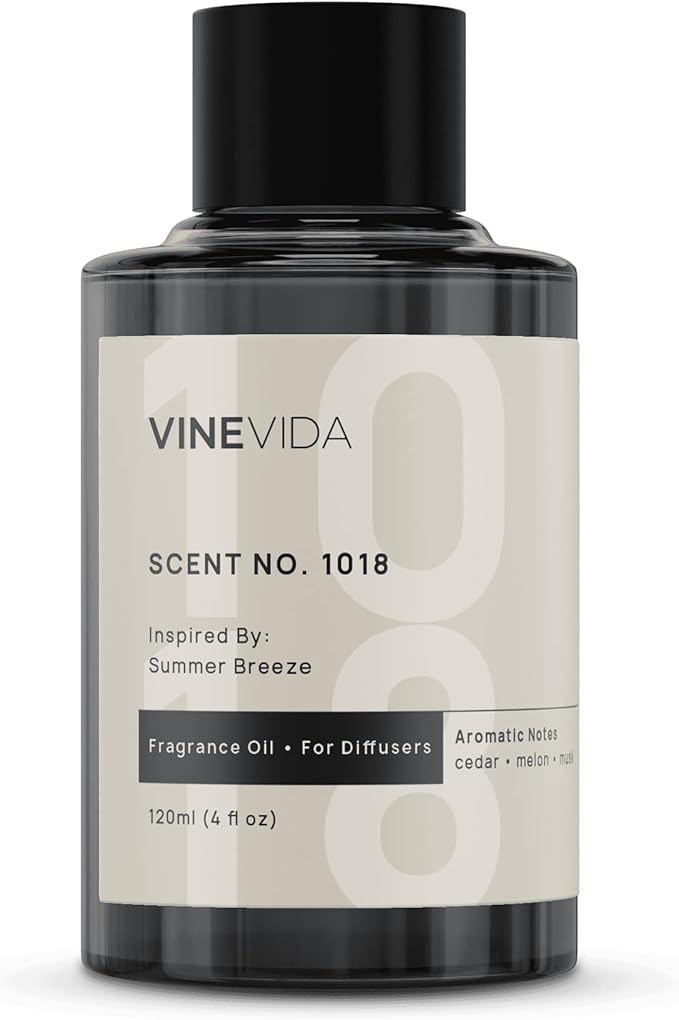 VINEVIDA (4oz) Hotel Fragrance Diffuser Oil - Hotel Scents Diffusers for Home - Cold Air Diffuser Oil - Hotel Scent Essential Oil - Scent No.1018 Inspired by Ritz Carlton Hotel VINEVIDA