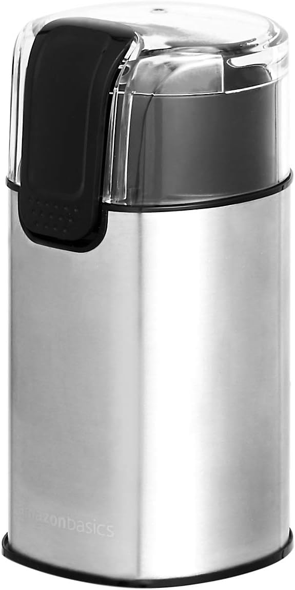 Amazon Basics Electric Coffee Grinder, Coffee Bean and Spice Grinder, With Heavy-Duty Stainless Steel Grind Blades - Bloomnest