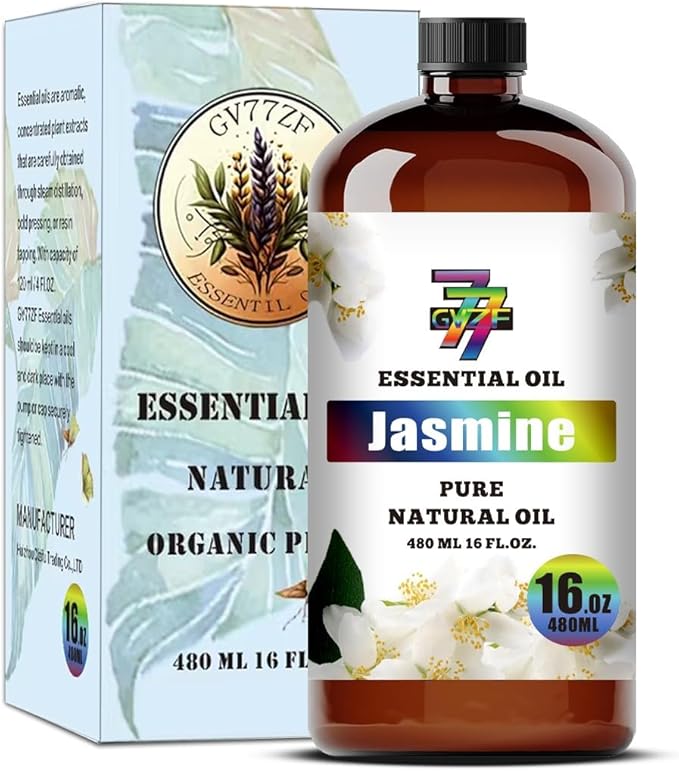Jasmine Essential Oil (16 oz / 480 ml) – Jasmine Oils for diffusers, humidifiers, Home Baths, Cleaning Products, Yoga, DIY Soaps and DIY Scented Candles - Bloomnest