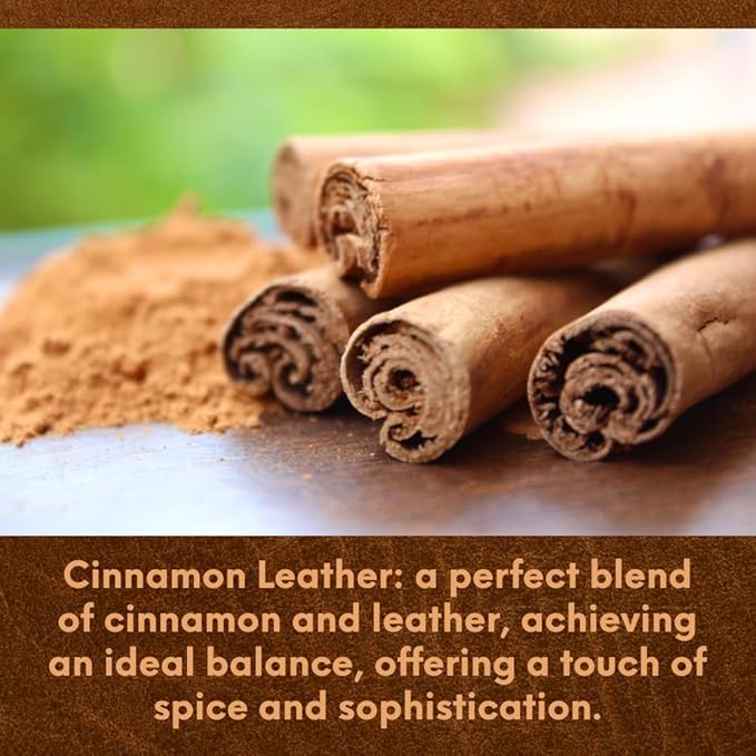 Cinnamon Leather from Our Leather Collection - Perfect for Adding Aroma to Freshies, Candles, and Diffusers - 32oz - Bloomnest