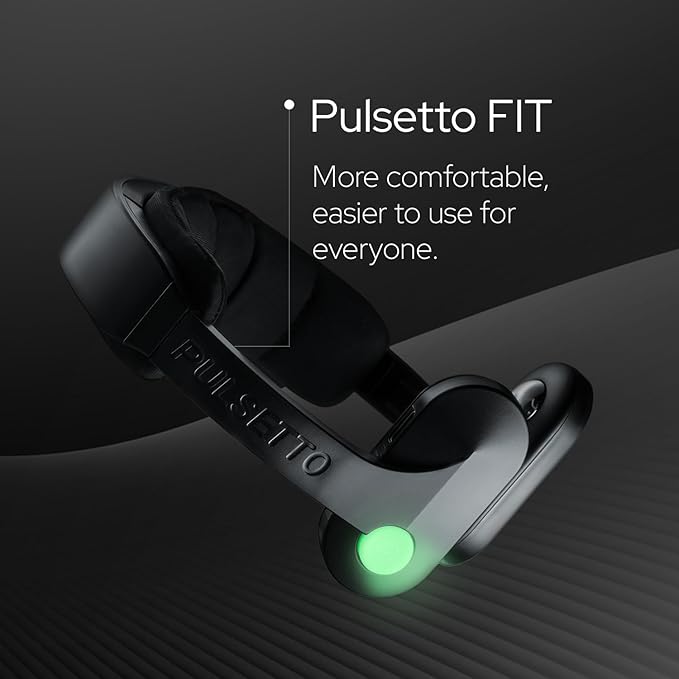 Pulsetto FIT Wellness Wearable with Vagus Nerve Support – Patented Neuro Technology for Relaxation, Stress Balance, Focus, and Restful Sleep Pulsetto