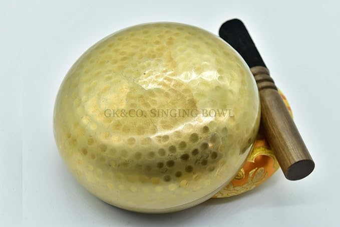 6.25 Inch Authentic Hand Beaten Tibetan Hand Hammared Singing Bowl from Nepal-Meditation Bowl,Healing - Bloomnest