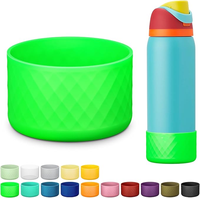 Silicone Boot for Owala Water Bottle 24 oz 32 oz 40 oz, Anti-Slip Protective Sleeve for FreeSip/Twist/Flip Stainless Steel Water Bottles Accessories BEONSKY
