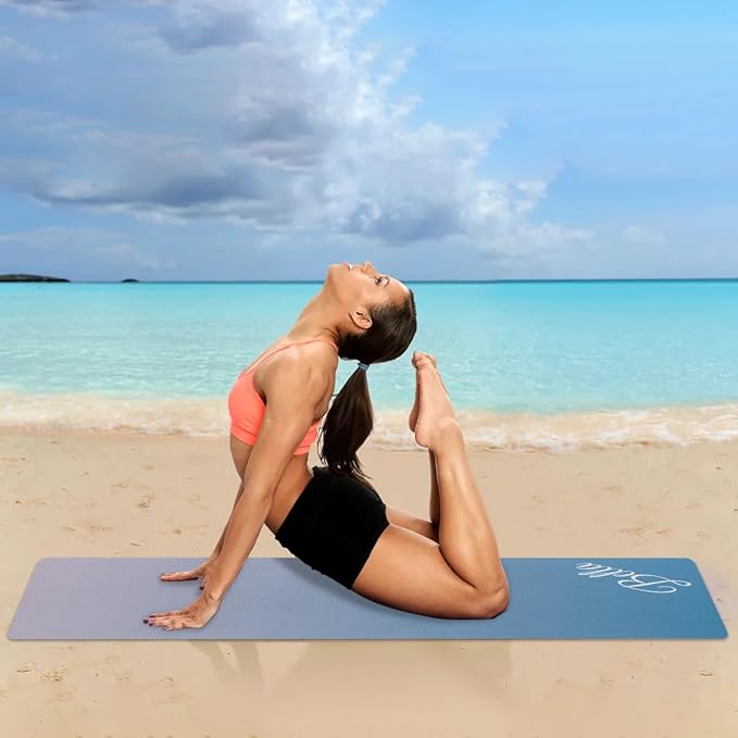 Custom Name Yoga Mat,Personalized Travel Yoga Exercise Mat,Non Slip,Perfect for Kids & Adults,Gradient Color E Series - Bloomnest