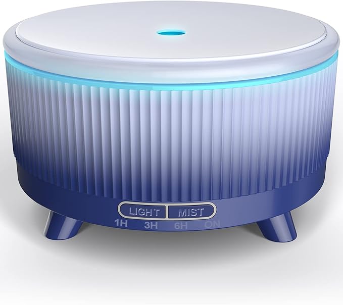 Diffusers for Essential Oils Large Room, 500ml Aromatherapy Diffuser Gradient - Dark Blue - Bloomnest