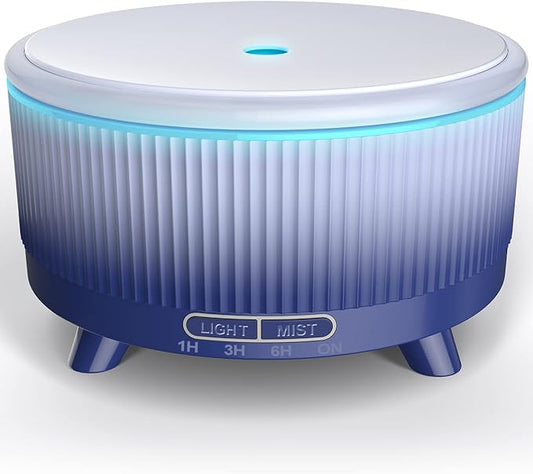 Diffusers for Essential Oils Large Room, 500ml Aromatherapy Diffuser Gradient - Dark Blue - Bloomnest