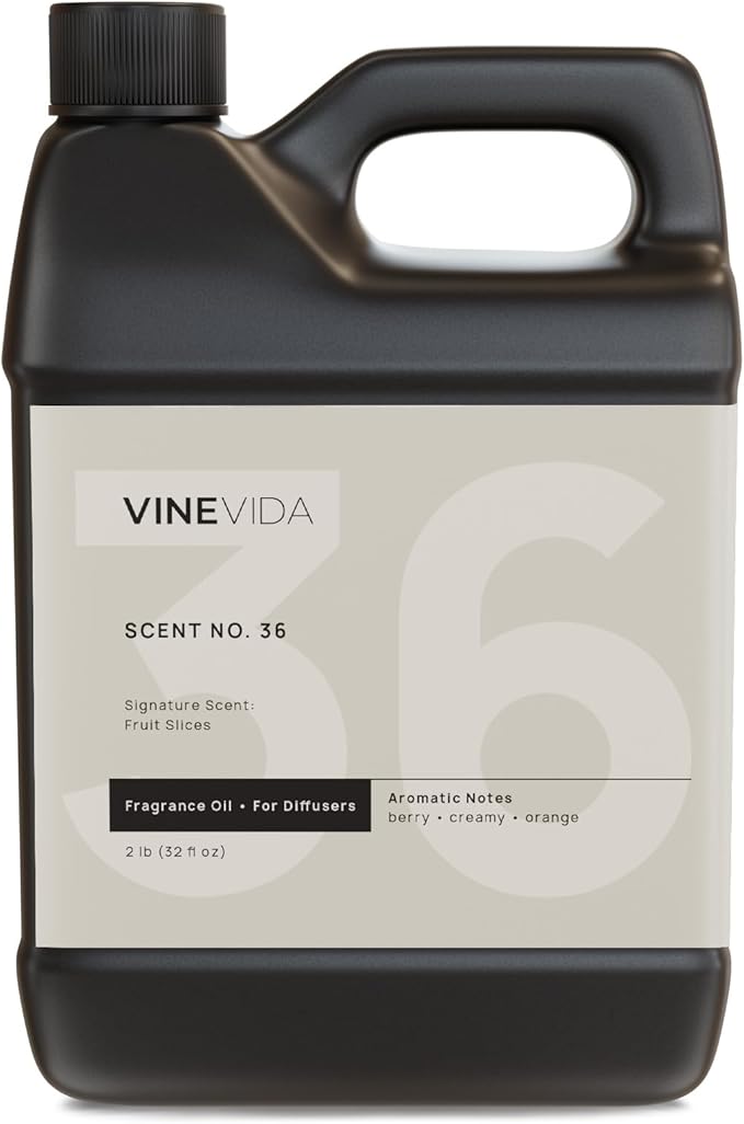 VINEVIDA [32 Fl Oz] Fruit Slices Fragrance Oil for Cold Air Diffusers, Essential Oils for Diffuser Oil Refill & Air Freshener Room Spray - Bloomnest